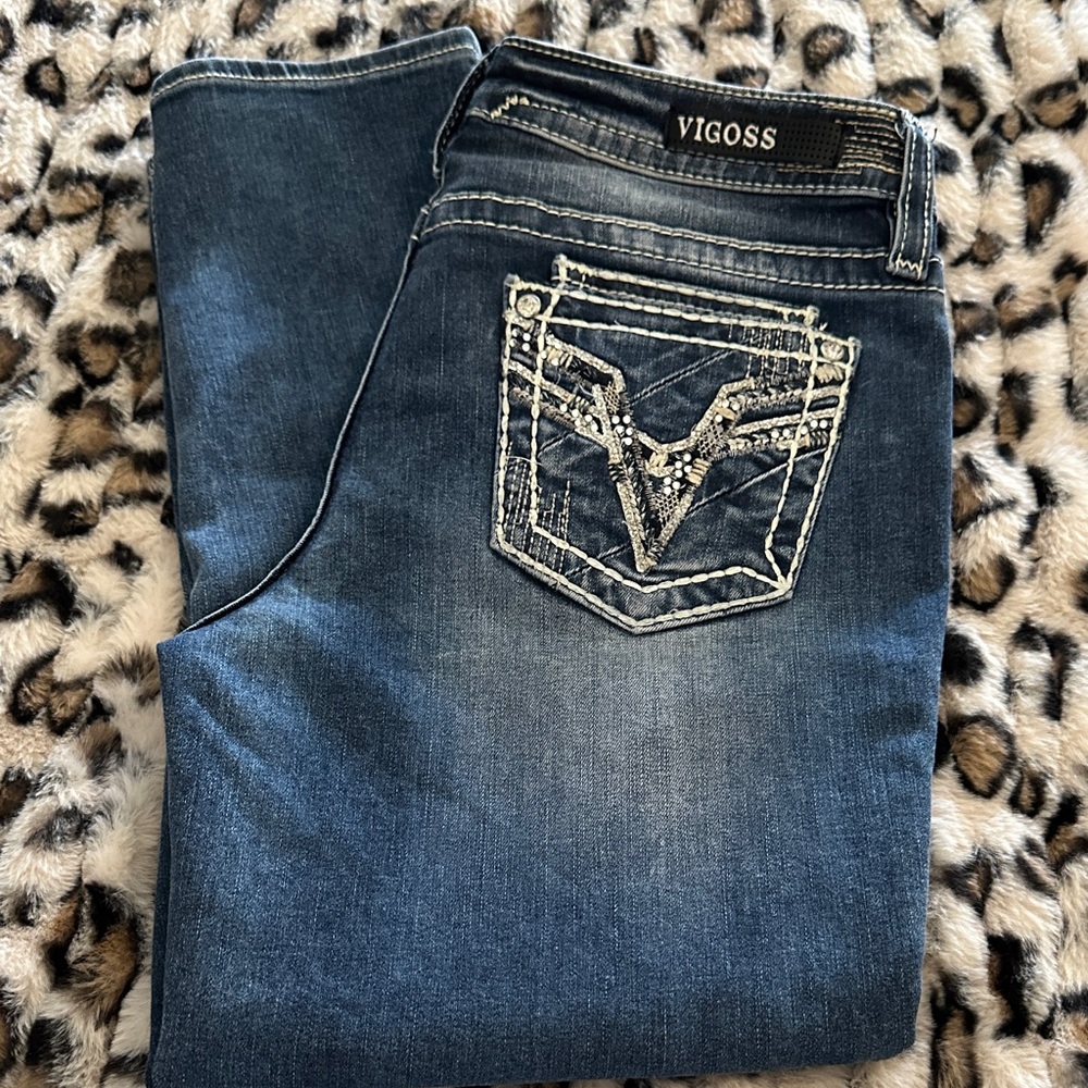 Vigoss Women's Dark Blue Skinny Jeans